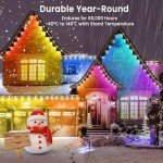 150ft Smart Outdoor Lights for Halloween & Holidays