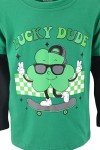 Lucky Clover Long Sleeve Shirt for Boys