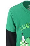 Lucky Clover Long Sleeve Shirt for Boys