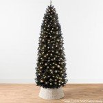 4.5ft Pre-Lit Black Halloween Tree for Spooky Decor