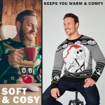 Disney Men's Halloween Crew Neck Pullover Sweater