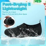 VIFUUR Kids Quick-Dry Aqua Water Shoes – Black