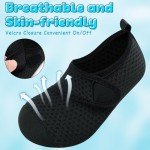 VIFUUR Kids Quick-Dry Aqua Water Shoes – Black