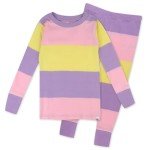 Halloween Pumpkin Print 2-Piece Organic Cotton Pajamas