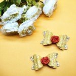 Halloween Princess Bow Clips - Set of 2