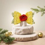 Halloween Princess Bow Clips - Set of 2