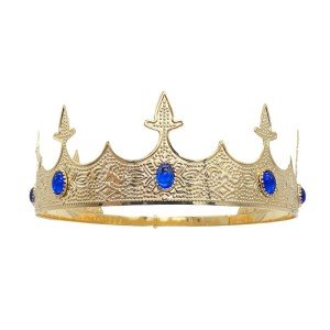 Gold King Crowns Metal Hair Band for Parties