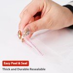 Clear Self-Sealing Cellophane Bags – 100 Pack