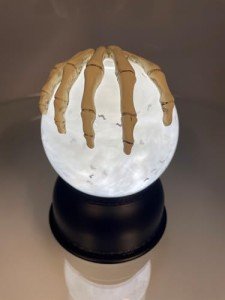 Battery Operated Halloween Water Globe with Bats