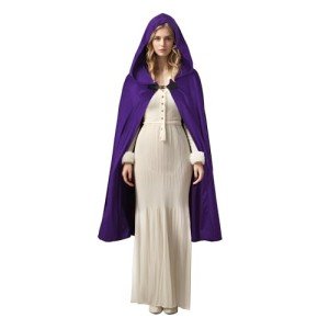 Renaissance Hooded Cloak Halloween Costume Cape