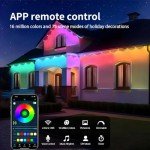 Smart RGB Outdoor String Lights for Halloween Fun
