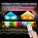 Smart RGB Outdoor String Lights for Halloween Fun
