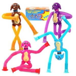 Telescopic Suction Cup Dog Toys for Kids