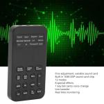 Bewinner Ghostface Voice Changer, Handheld Microphone Voice Changer, Portable Mini Voice Changer Device, with 8 Sound Effects, for Phone Calling Gaming (Bewinnerygektwg7h0)