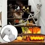 Lighted Human and Dog Skeleton Halloween Decor