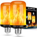 LED Flame Light Bulbs - 4 Modes (2 Pack)