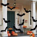 YUJUN 12pcs Realistic 3D Flying Bats Decor
