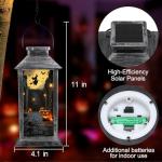 Outdoor Halloween Solar Lantern Decorations for Yards