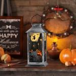 Outdoor Halloween Solar Lantern Decorations for Yards
