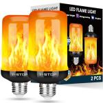 LED Flame Light Bulbs - 4 Modes (2 Pack)