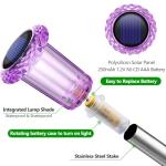10-Pack Purple LED Solar Halloween Lights