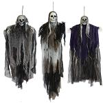 3 Pack Hanging Halloween Skeleton Ghosts Decorations