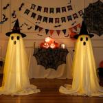 2-Pack Spooky Ghost String Lights with Remote