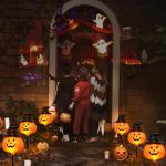 Solar Jack O'Lantern Stake String Lights - 6 Pack