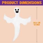 53” Bendable Ghost Tree Decoration for Halloween