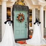 2-Pack Spooky Ghost String Lights with Remote