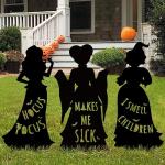 Hocus Pocus Outdoor Halloween Witch Yard Signs