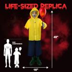 4 Ft Animated Halloween Decor with Sound & Lights