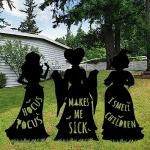 Hocus Pocus Outdoor Halloween Witch Yard Signs