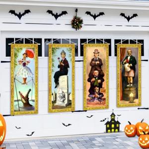 Large Haunted Mansion Stretching Portraits - 4 Pack