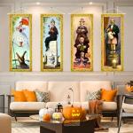 Large Haunted Mansion Stretching Portraits - 4 Pack