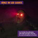 Zombie Groundbreaker Decoration with Sound and Flashing Eyes