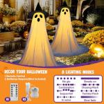 2 Pack Light Up Halloween Standing Ghosts