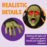 Zombie Groundbreaker Decoration with Sound and Flashing Eyes