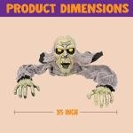 Zombie Groundbreaker Decoration with Sound and Flashing Eyes