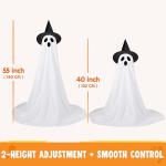 2 Pack Light Up Halloween Standing Ghosts