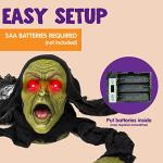 Zombie Groundbreaker Decoration with Sound and Flashing Eyes