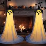 2 Pack Light Up Halloween Standing Ghosts