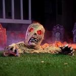 Light-Up Zombie Groundbreaker with Sounds for Halloween
