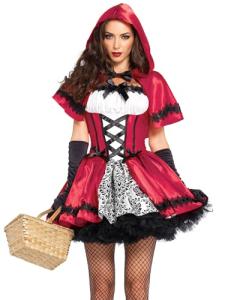 Red and White Leg Avenue Halloween Costume - Large
