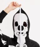 Comfy Women's Skeleton Onesie Halloween Costume