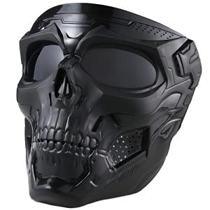 Skull Full Face Tactical Mask for Halloween Fun