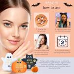 Halloween Facial Mask Sheet Bundle - Pumpkin, Ghost, Bat