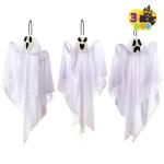 3 Pack Cute Hanging Ghosts for Halloween Decor