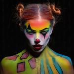 15-Color Face and Body Paint Set for Halloween