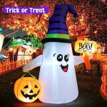 5 FT Halloween Inflatable Ghost with Pumpkin Decorations